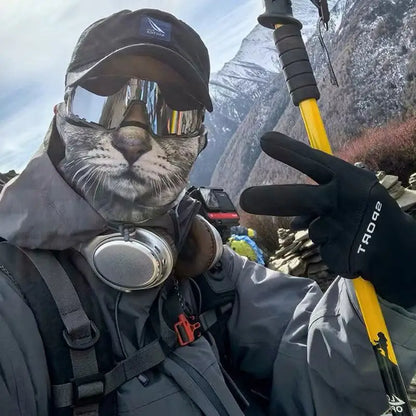 3d Cat Dog Cute Animal Balaclava Motorcycle Motocross Ski Snowboard Hat Helmet Liner Biker Neck Warmer Face Cap Cycling Headgear