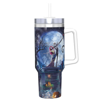 The Nightmare Before Christmas Jack Stainless Steel Tumbler  Driving Car Mugs Large Coffee Mug Cold Drink Milk Tea Water Bottle